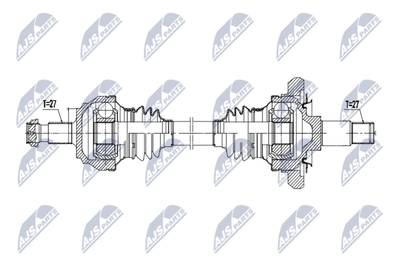 Приводной вал NTY NPW-ME-210
