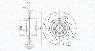 Bremžu diski MAGNETI MARELLI 360406101901