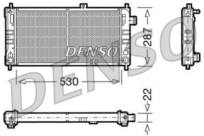 Radiators, Motora dzesēšanas sistēma DENSO DRM20062