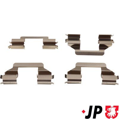 Piederumu komplekts, Disku bremžu uzlikas JP GROUP 4164003210