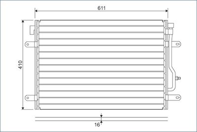 Конденсатор, кондиционер VALEO 817741