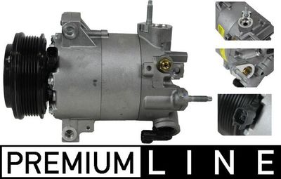 Компрессор, кондиционер MAHLE ACP 551 000P