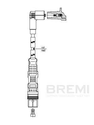 Augstsprieguma vads BREMI 1A24F99