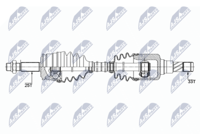 Приводной вал NTY NPW-ME-118