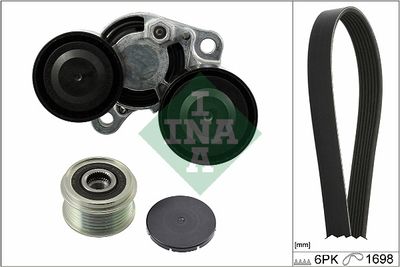 Поликлиновой ременный комплект Schaeffler INA 529 0206 20
