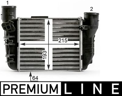Интеркулер MAHLE CI 431 000P