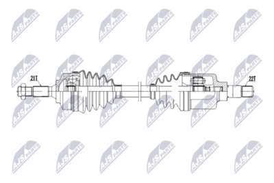 Приводной вал NTY NPW-PE-126