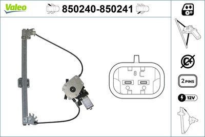 Стеклоподъемник VALEO 850240