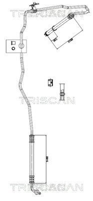 Hidrauliskā šļūtene, Stūres iekārta TRISCAN 8516 16002
