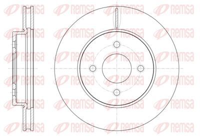 Тормозной диск REMSA 61850.10