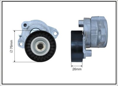 Spriegotājsvira, Ķīļrievu siksna CAFFARO 110200SP