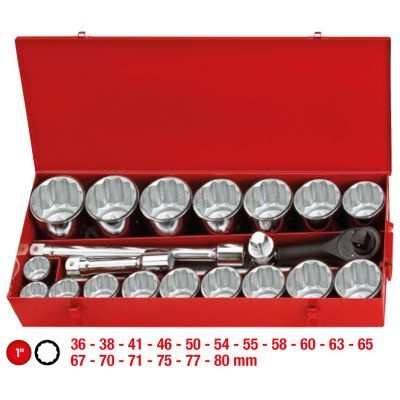 Muciņatslēgu komplekts KS TOOLS 911.0824