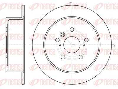Bremžu diski REMSA 61969.00