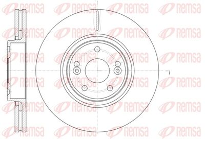 Bremžu diski REMSA 61171.10