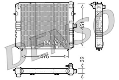 Radiators, Motora dzesēšanas sistēma DENSO DRM20074