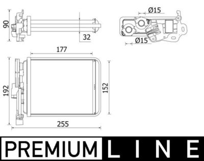 Siltummainis, Salona apsilde MAHLE AH 38 000P