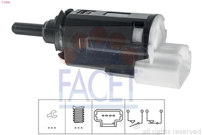 Выключатель фонаря сигнала торможения FACET 7.1334