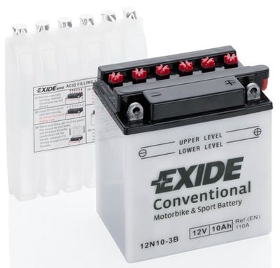 Startera akumulatoru baterija EXIDE 12N10-3B
