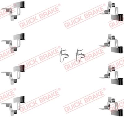 Piederumu komplekts, Disku bremžu uzlikas QUICK BRAKE 109-1191