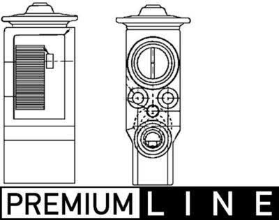 Расширительный клапан, кондиционер MAHLE AVE 55 000P