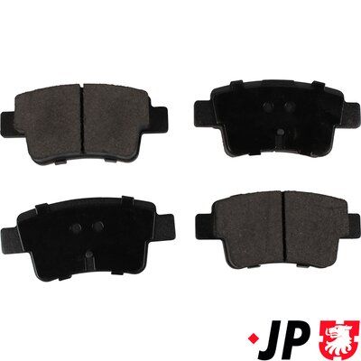 Комплект тормозных колодок, дисковый тормоз JP GROUP 1263701010