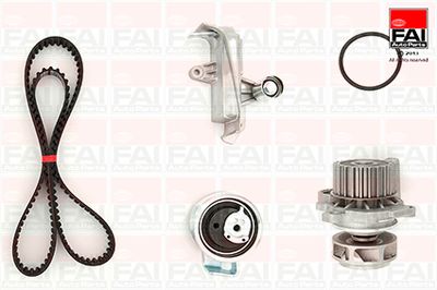 Ūdenssūknis + Zobsiksnas komplekts FAI AutoParts TBK385-6128