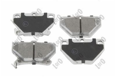 Комплект тормозных колодок, дисковый тормоз ABAKUS 231-02-091