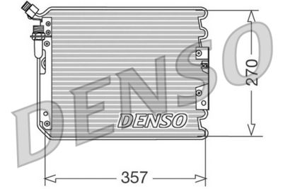 Конденсатор, кондиционер DENSO DCN28001