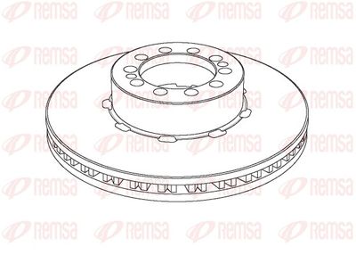 Тормозной диск REMSA NCA1126.20