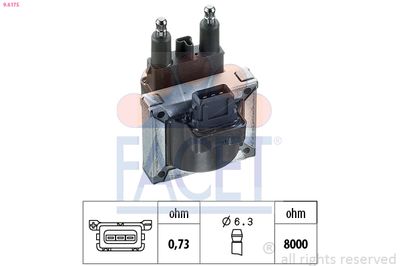 Aizdedzes spole FACET 9.6175