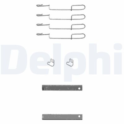 Piederumu komplekts, Disku bremžu uzlikas DELPHI LX0347