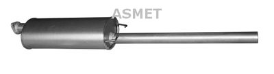 Средний глушитель выхлопных газов ASMET 07.187