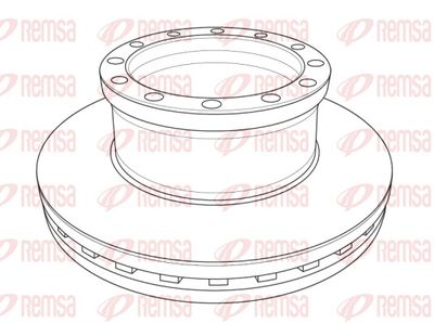 Тормозной диск REMSA NCA1236.20