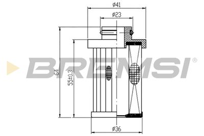 Топливный фильтр BREMSI FE0331