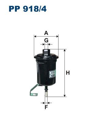 Degvielas filtrs FILTRON PP 918/4