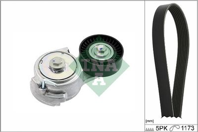 Ķīļrievu siksnu komplekts Schaeffler INA 529 0478 10