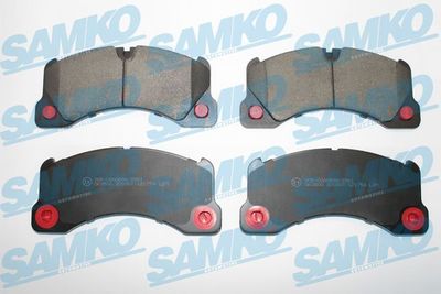 Комплект тормозных колодок, дисковый тормоз SAMKO 5SP1754