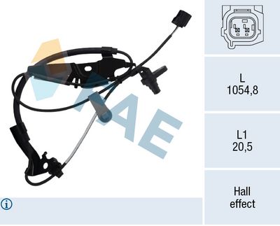 Devējs, Riteņu griešanās ātrums FAE 78730