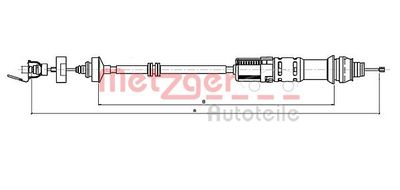 Trose, Sajūga pievads METZGER 11.2199