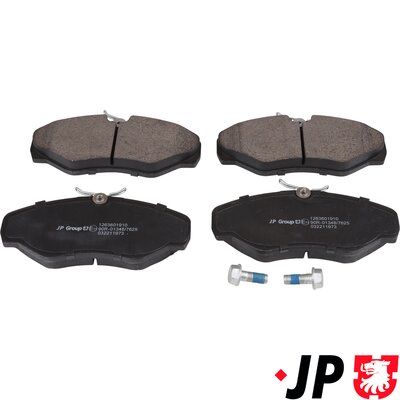 Bremžu uzliku kompl., Disku bremzes JP GROUP 1263601910