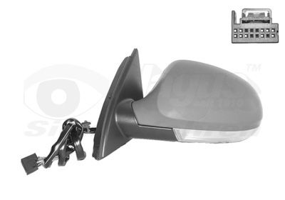 Ārējais atpakaļskata spogulis VAN WEZEL 5839807