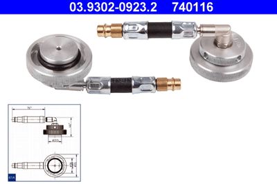 Штуцер для удаления воздуха ATE 03.9302-0923.2