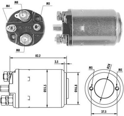 Ievilcējrelejs, Starteris MAGNETI MARELLI 940113050082