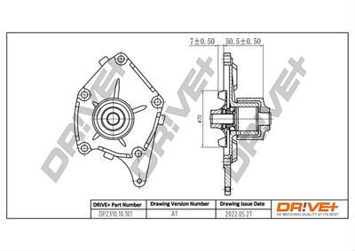 Водяной насос, охлаждение двигателя Dr!ve+ DP2310.10.101