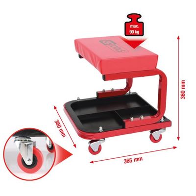 Darbnīcas taburete KS TOOLS 500.8020