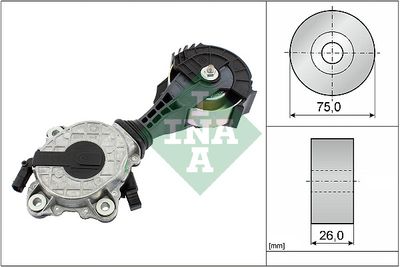 Siksnas spriegotājs, Ķīļsiksna Schaeffler INA 534 0425 10