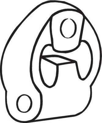 Резиновые полоски, система выпуска BOSAL 255-011