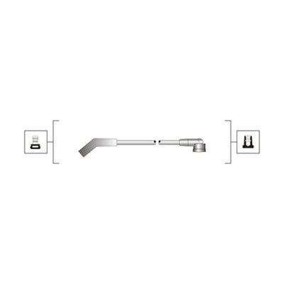 Augstsprieguma vadu komplekts MAGNETI MARELLI 941319170104