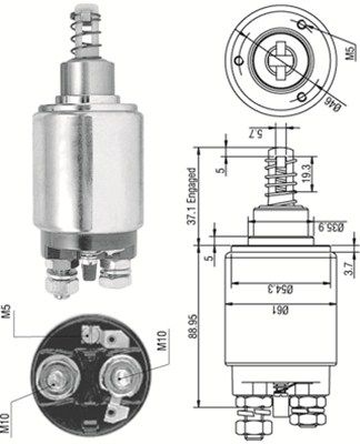 Ievilcējrelejs, Starteris MAGNETI MARELLI 940113050178
