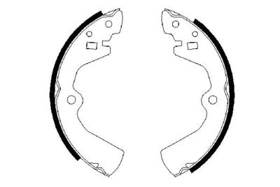 Комплект тормозных колодок BOSCH 0 986 487 300